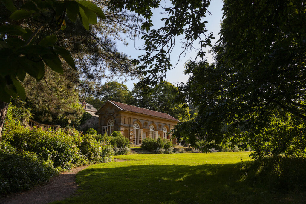 the Orangery and lawn