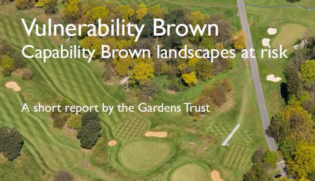 Gardens Trust campaign publication on Capability Brown