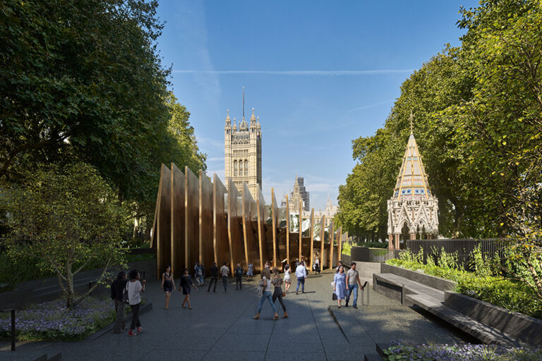 Proposed memorial in Victoria Tower Gardens