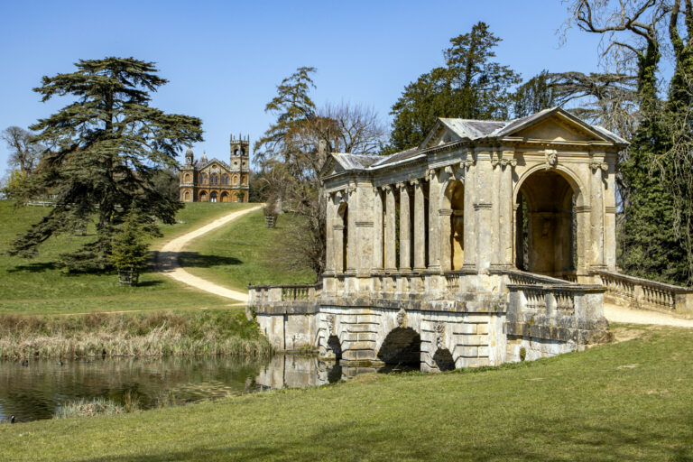 The Palladian Bridge at Stowe, Buckinghamshire. ©National Trust Images/Hugh Mothersole